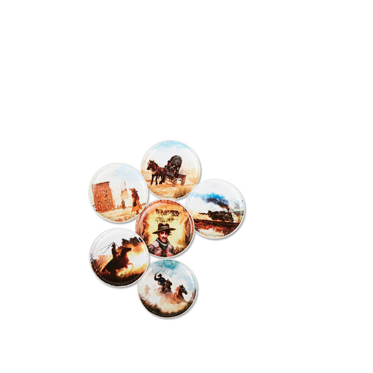 Ergobag Klettie-Set Wilder Westen 6-tlg.