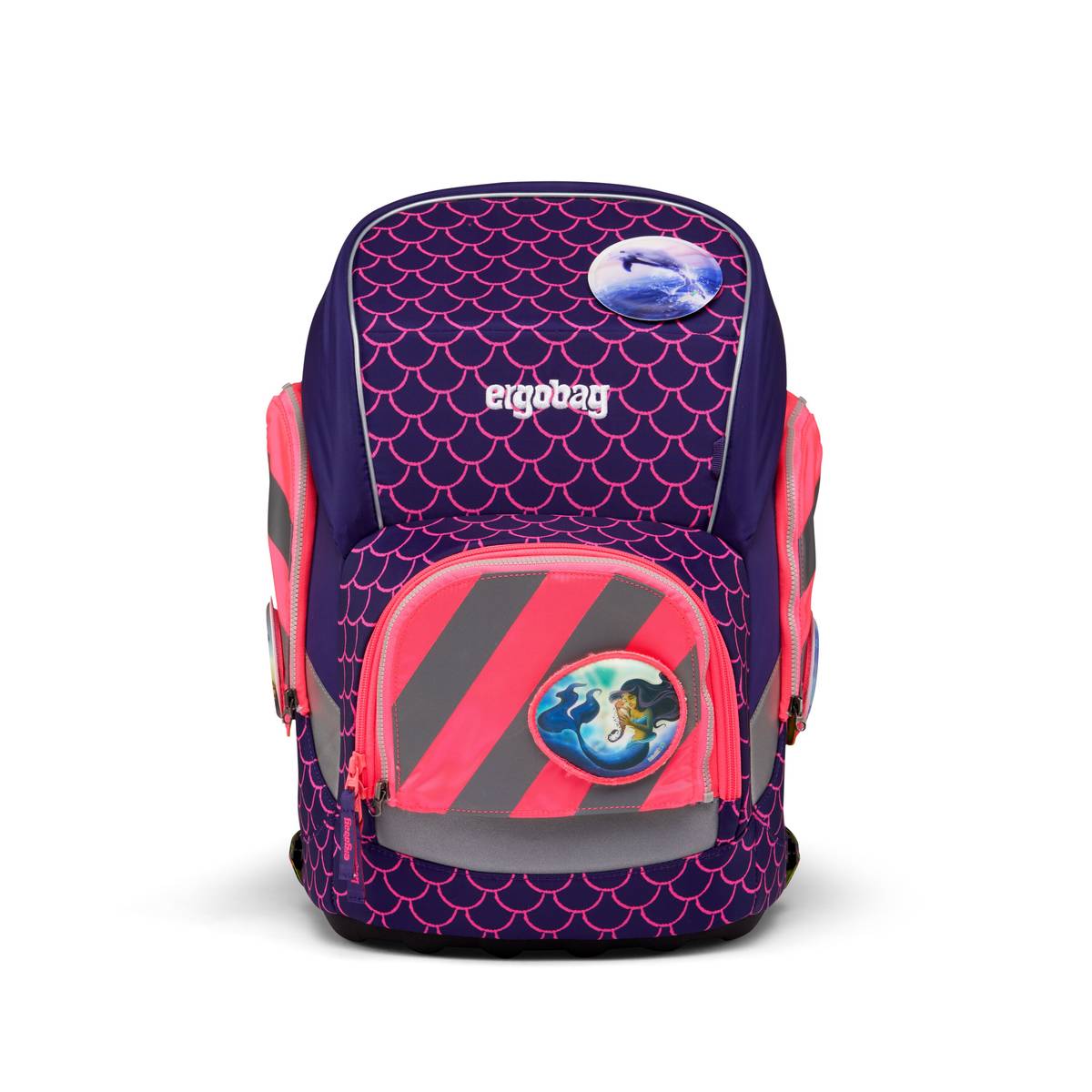 Ergobag Sicherheitsset Fluo-Zip Set mit Reflektor Pink