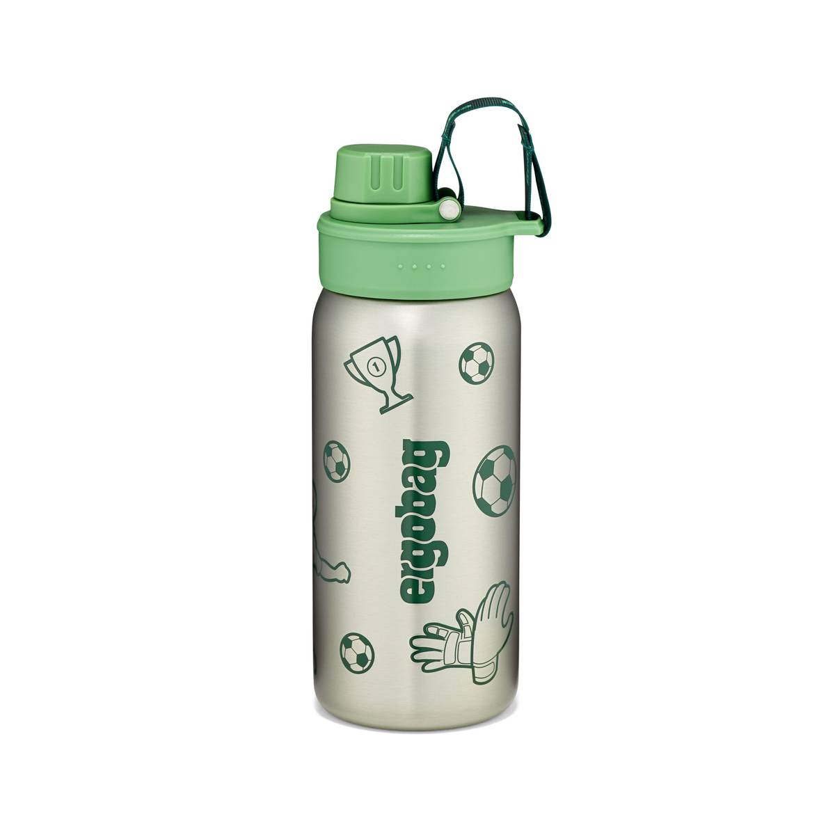 Ergobag Trinkflasche Edelstahl grün