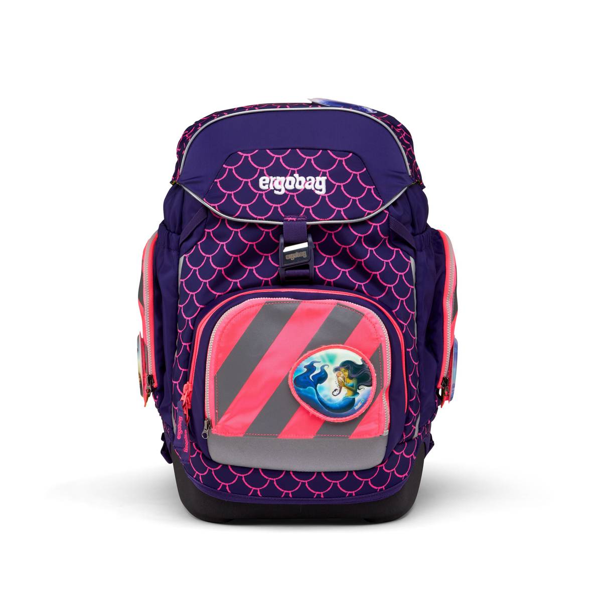 Ergobag Sicherheitsset Fluo-Zip Set mit Reflektor Pink