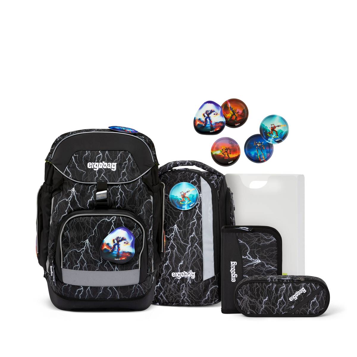 Ergobag Pack 6-tlg. Set Super ReflektBär Glow