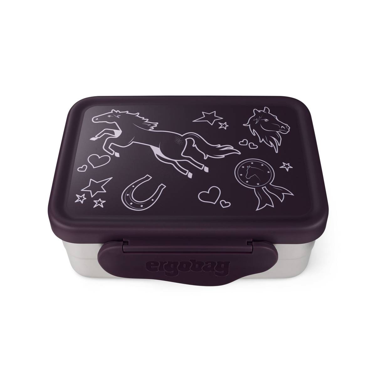 Ergobag Brotdose Edelstahl Lila