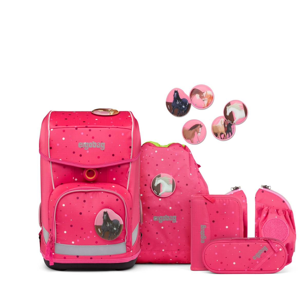 Ergobag Cubo light 5-tlg. Set ReitBärhof