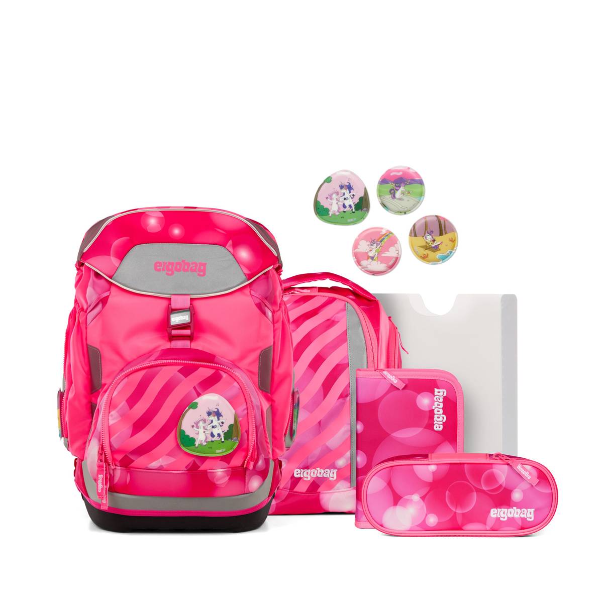 Ergobag Pack 6-tlg. Set KuntBärbuntes Einhorn