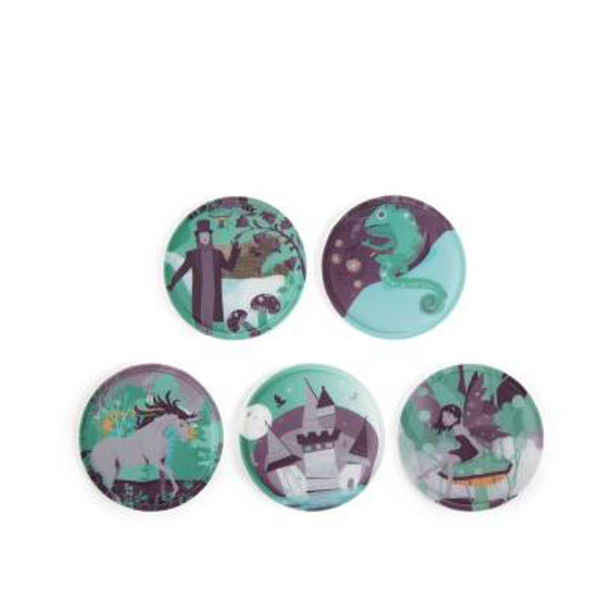 Ergobag Klettie-Set Zauberwald 5-tlg.