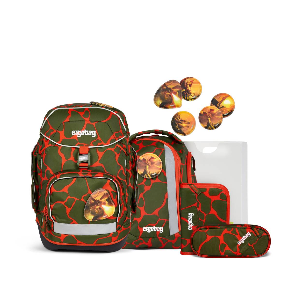 Ergobag Pack 6-tlg. Set FeuerspeiBär Lumi