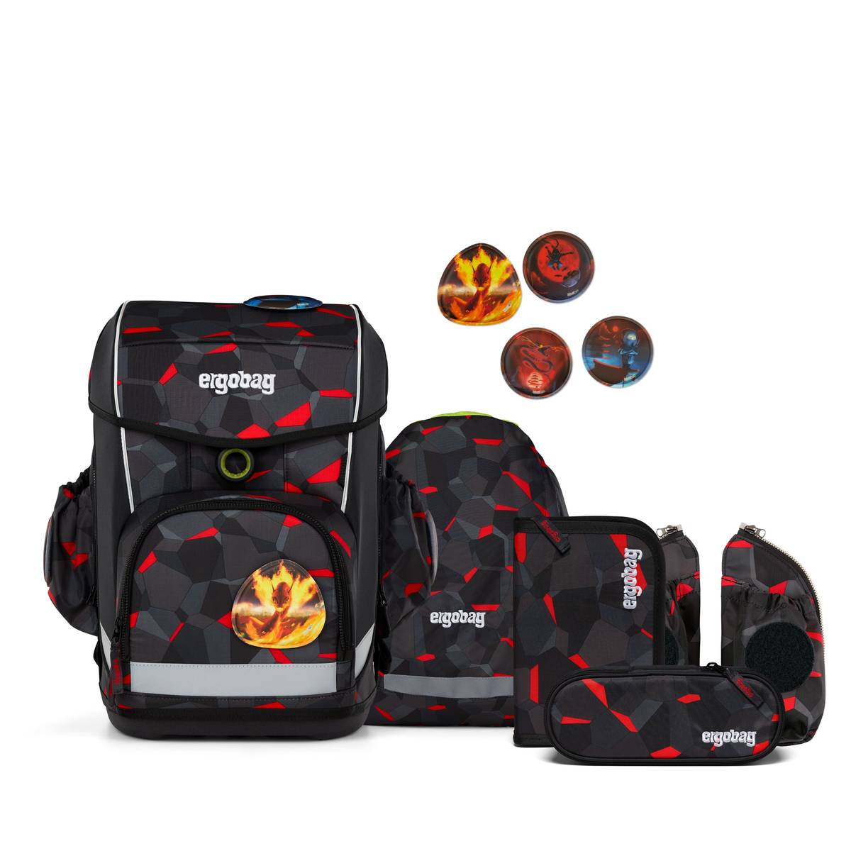 Ergobag Cubo light 5-tlg. Set TaekBärdo