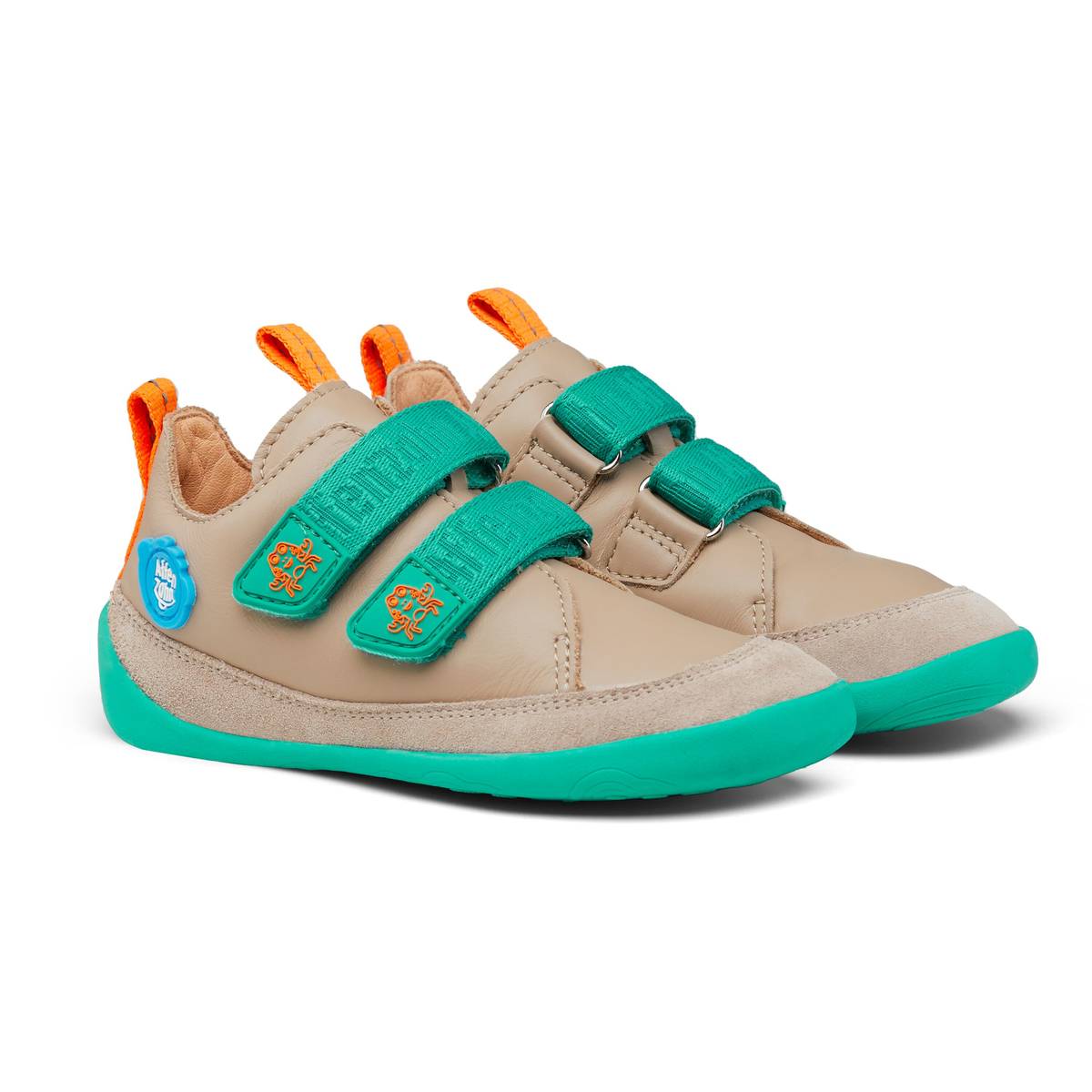 Affenzahn Barfussschuh Leder Buddy Krabbe