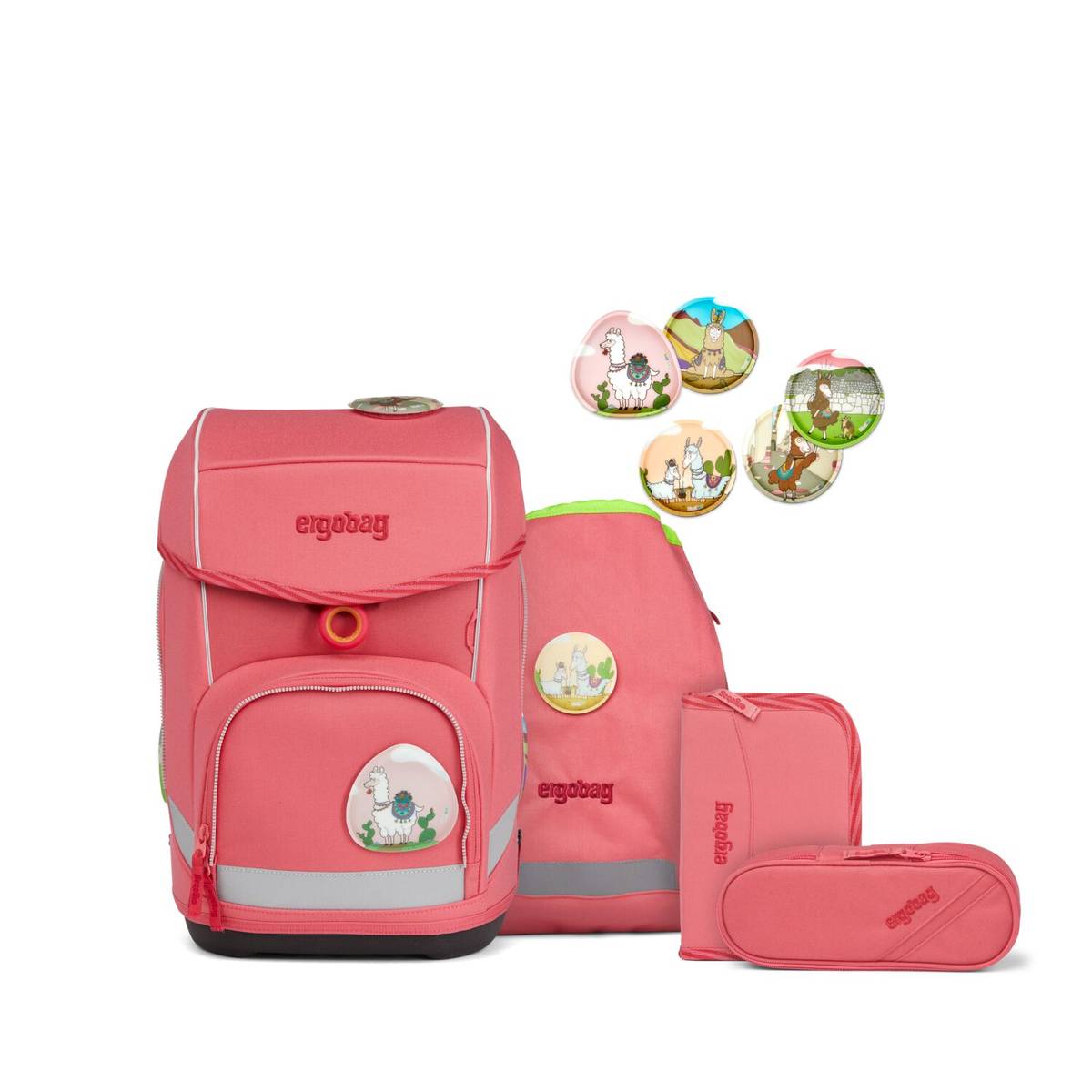 Ergobag Cubo 5-tlg. Set Lamas in Bärjama