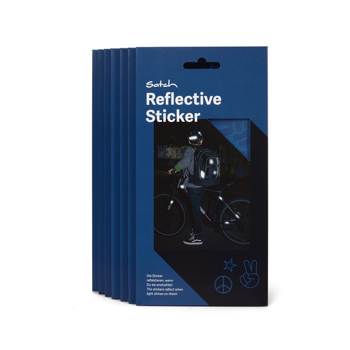 Satch Reflective Sticker blau
