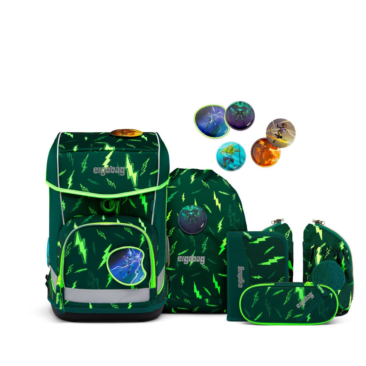 Ergobag Cubo light 5-tlg Set Bärtastisch