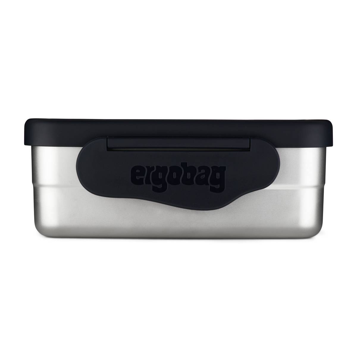Ergobag Brotdose Edelstahl Schwarz