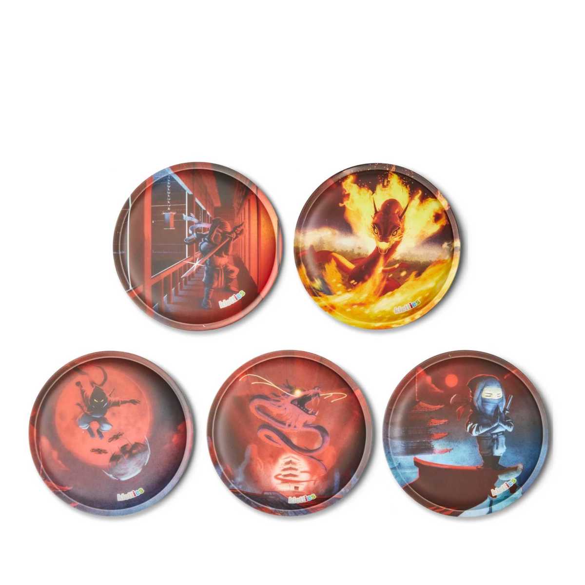 Ergobag Klettie-Set Feuerdrache 5-tlg.