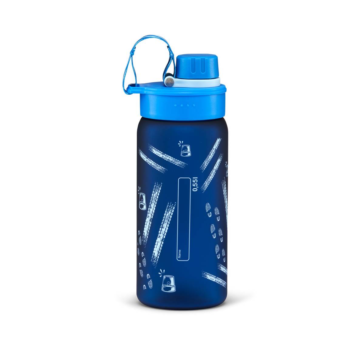 Ergobag Trinkflasche Tritan Blaulicht