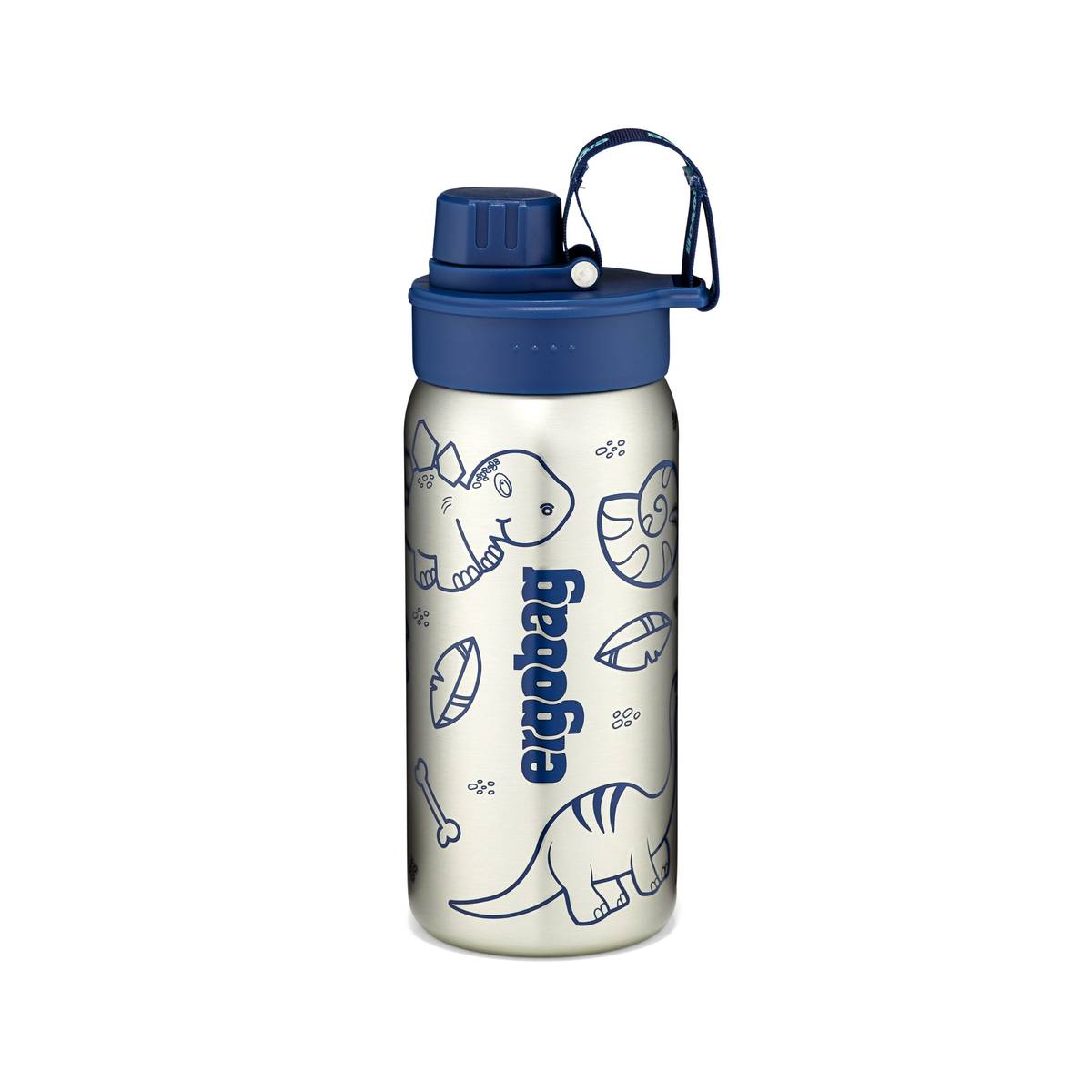 Ergobag Trinkflasche Edelstahl blau