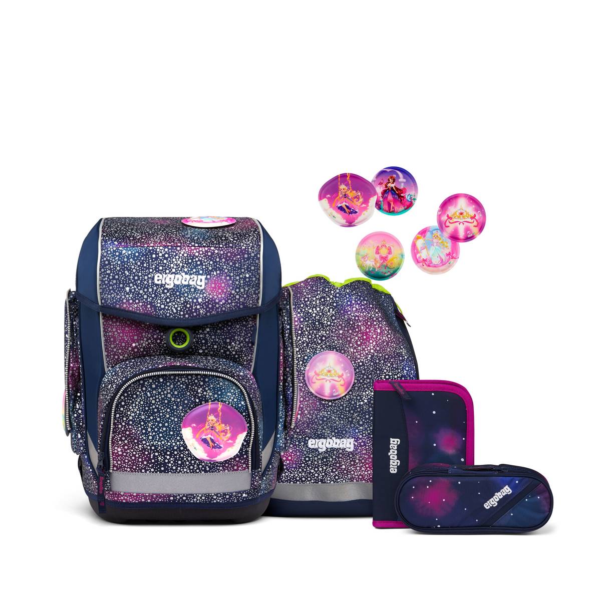 Ergobag Cubo 5-tlg. Set Bärlaxy Glow