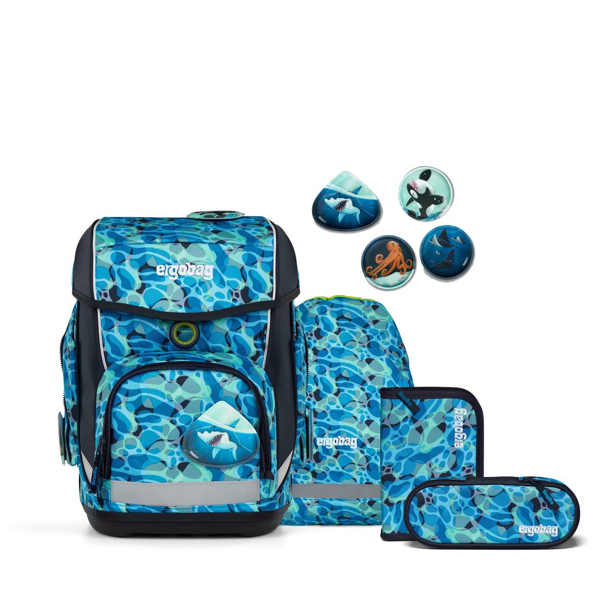 Ergobag Cubo 5-tlg. Set Eco Hero AbtauchBär