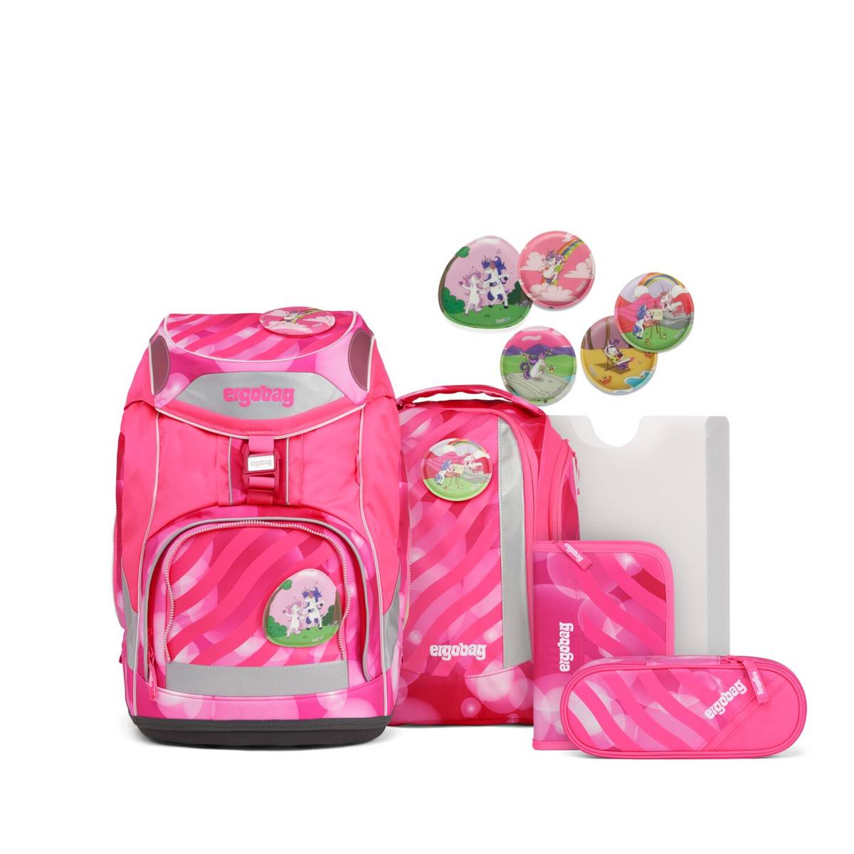 Ergobag Pack 6-tlg. Set KuntBärbuntes Einhorn