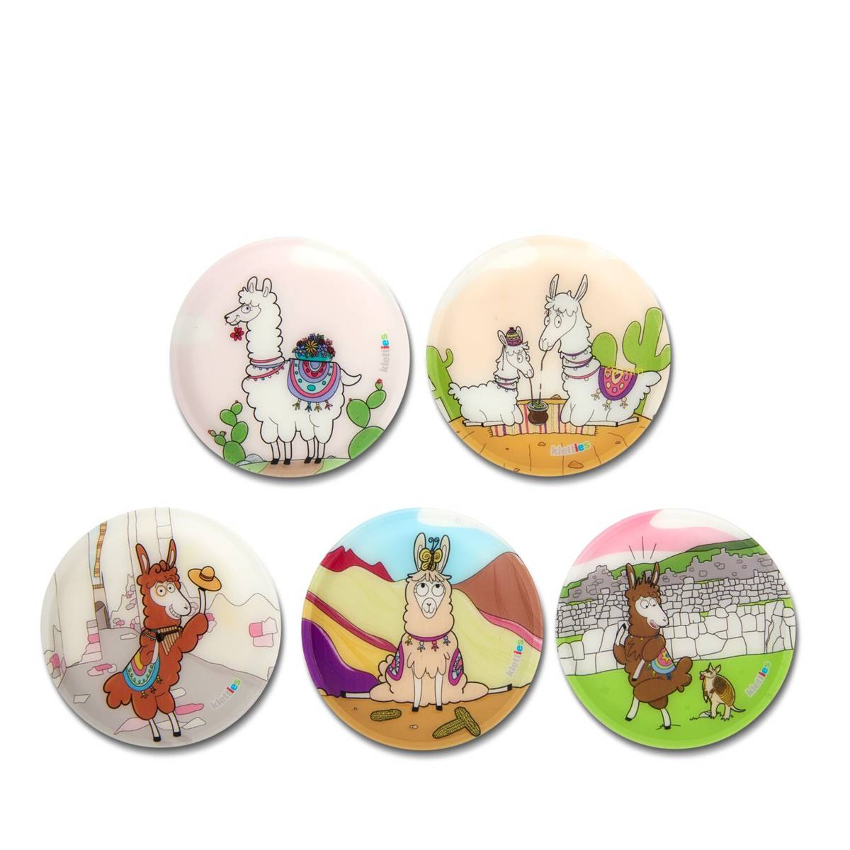 Ergobag Klettie-Set Lamas 5-tlg.