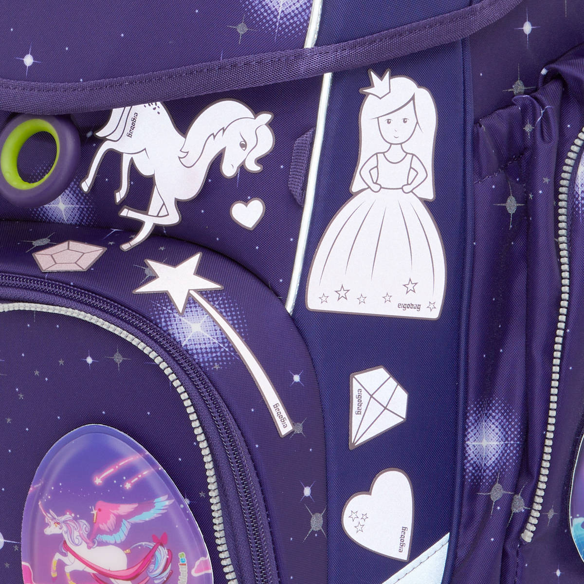 Ergobag Reflexie-Sticker Prinzessin