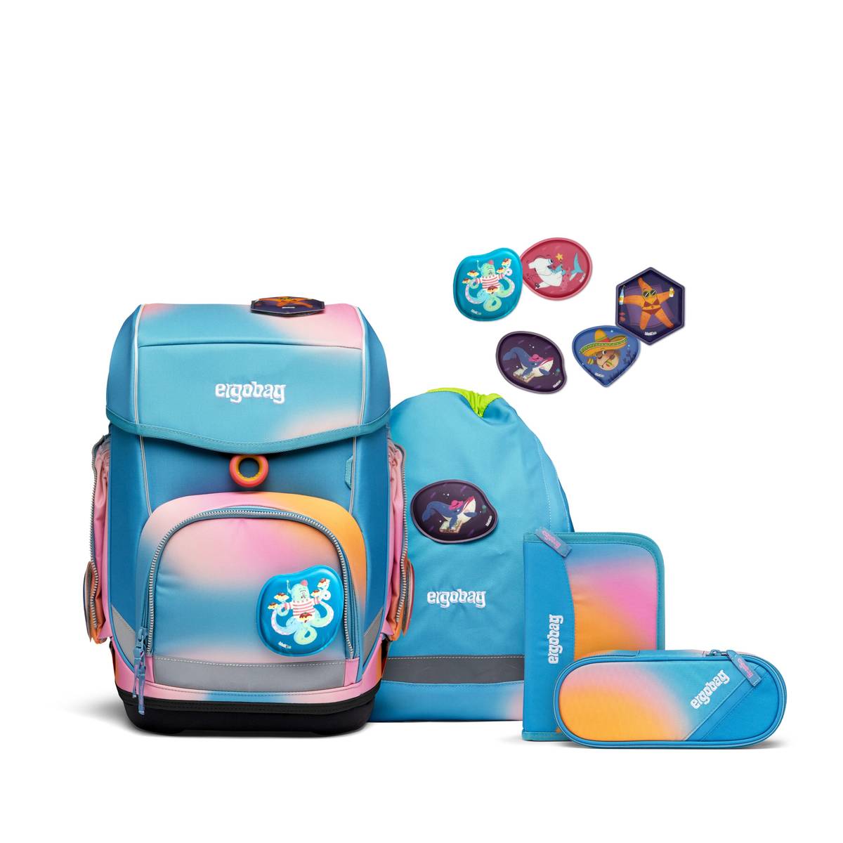 Ergobag Cubo 5-tlg. Set UrlaubsfieBär Colour Special Edition
