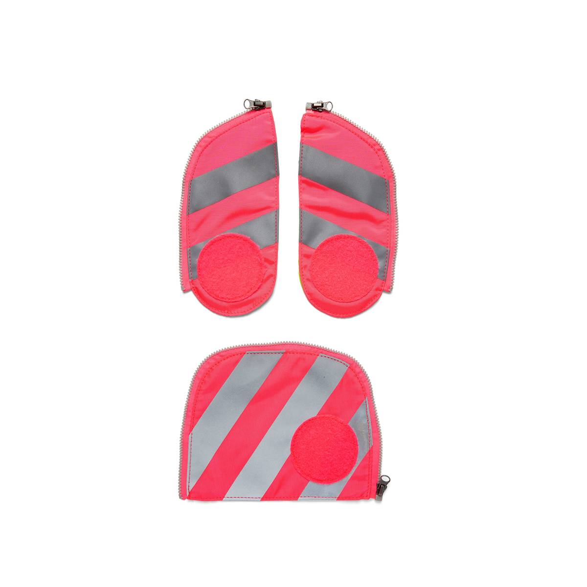 Ergobag Sicherheitsset Fluo-Zip Set mit Reflektor Pink