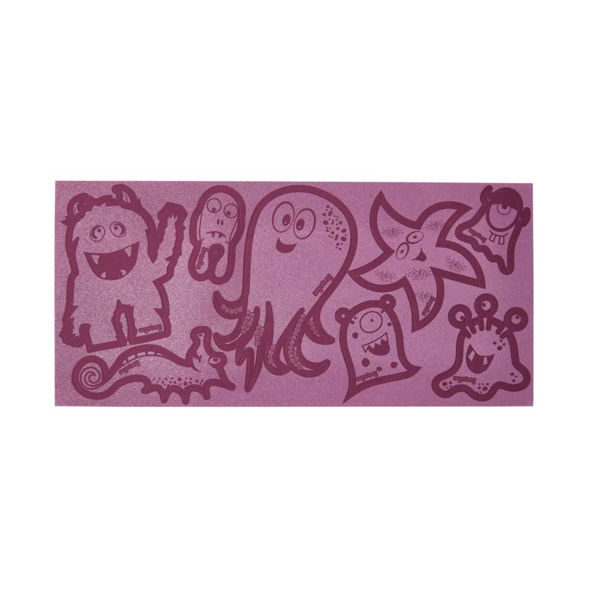 Ergobag Reflexie-Sticker Monster lila