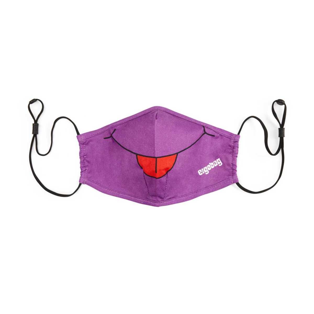 Ergobag Kinder-Maske lila Frontansicht