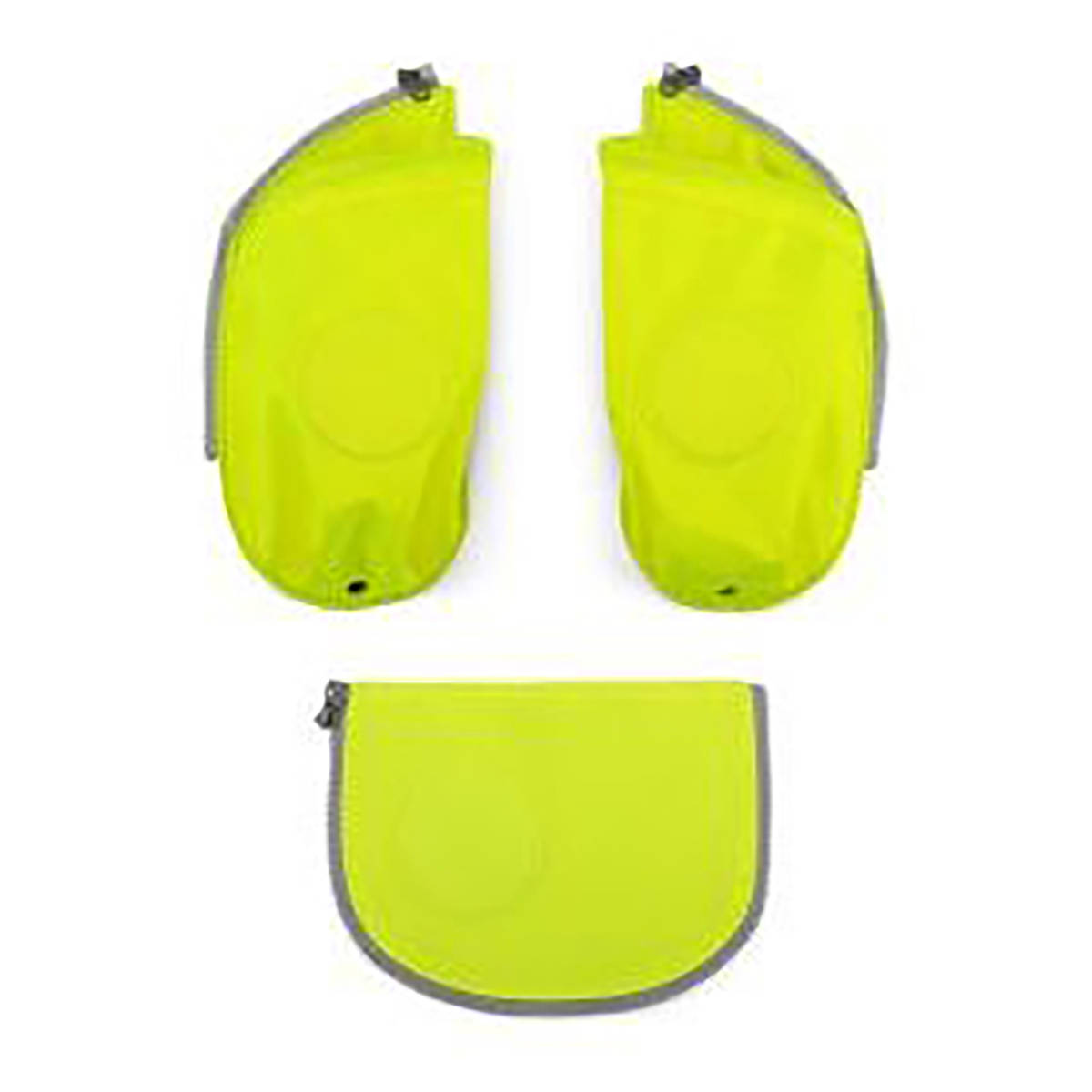 Ergobag Cubo Sicherheitsset mit Flaschenhalter gelb Frontansicht
