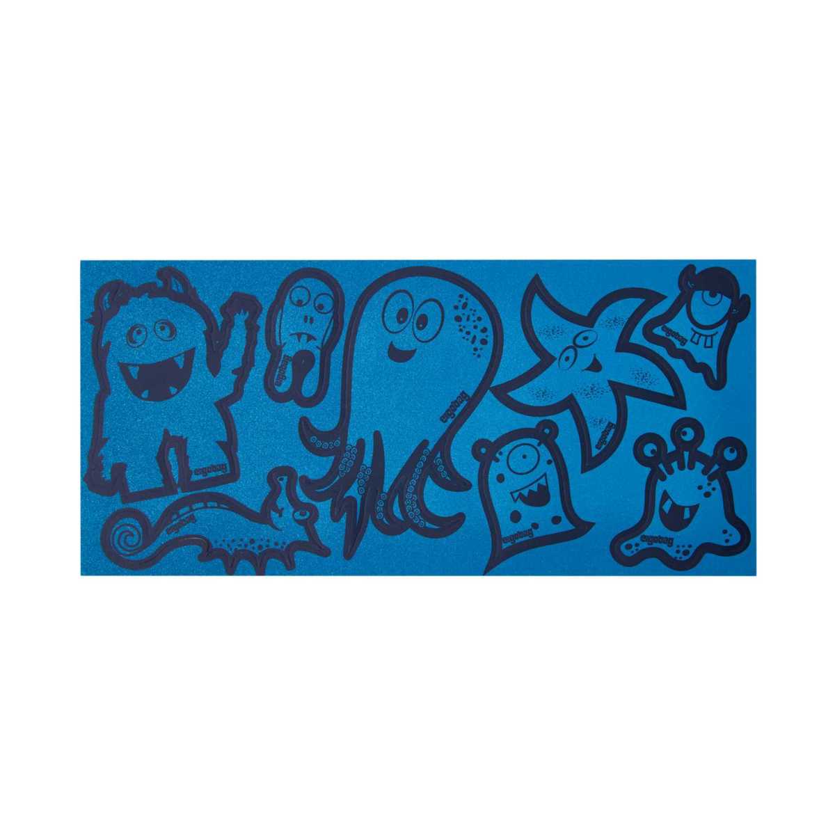 Ergobag Reflexie-Sticker Monster blau