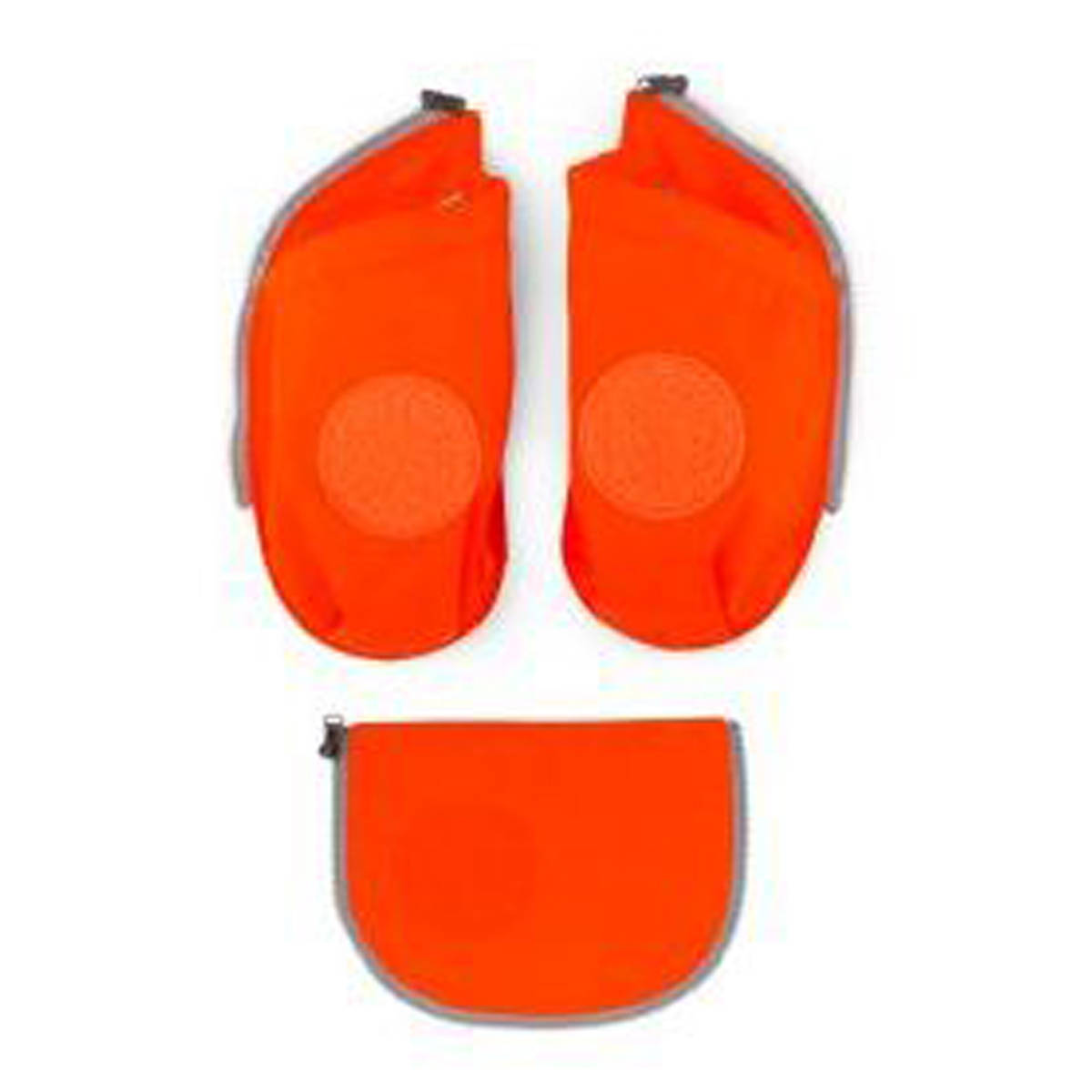 Ergobag Cubo Sicherheitsset mit Flaschenhalter orange Frontansicht